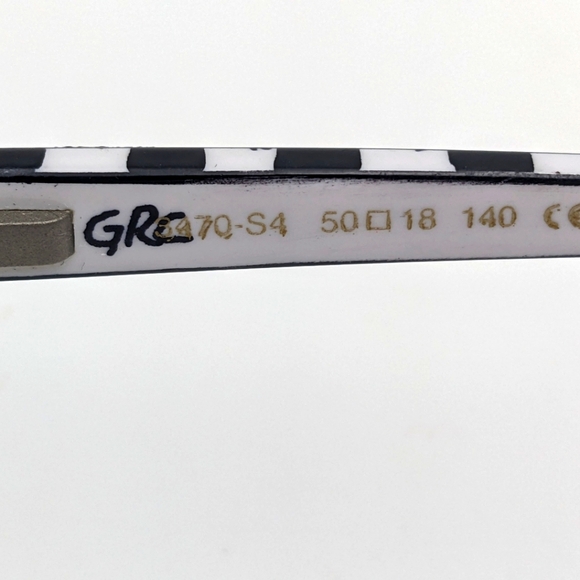 💔 RONIT FURST grc7q-s4 Size: 50/18/140 Hand Painted Eyeglasses *Unique Temple*❤ - Picture 14 of 17